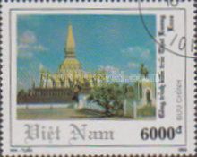 Architecture work of That Luang - Laos