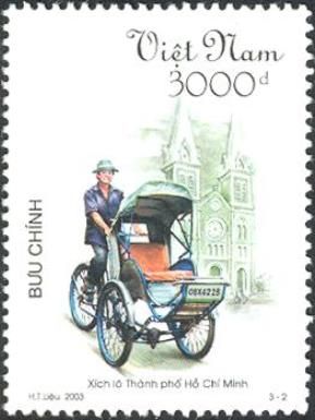 Cyclo in Ho Chi Minh City
