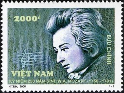 The 250th Anniversary of the Birth of W. A. Mozart
