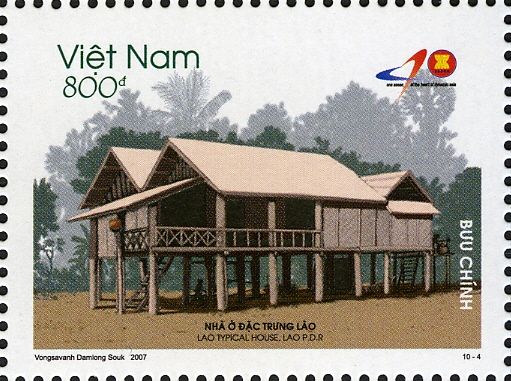 Lao Typical House, Laos