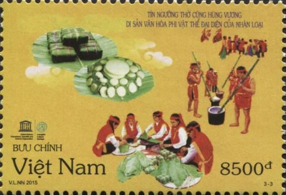 Making Bánh Chưng and Bánh Giầy