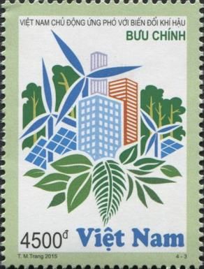 Leaves, Wind Turbines and Buildings