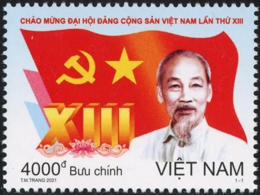Hồ Chí Minh (1890-1969), Numeral and Flag