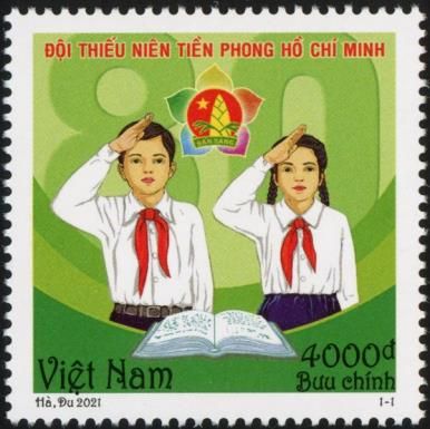 Students Saluting with Book
