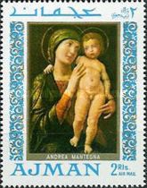 Madonna with child, by Mantegna