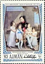 Napoleon and Murat's children (detail), by Ducis