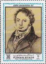 Ludwig van Beethoven (1770-1827); painting from 1821
