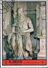 Moses; by Michelangelo Bounaroti