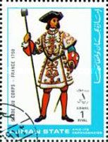 Garde du corps - France 1750