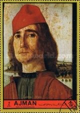 Portrait of an Unknown Man with Red Beret by V. Carpaccio