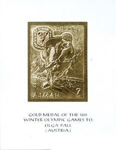Gold foil - Olympic winner - Harald Gronningen