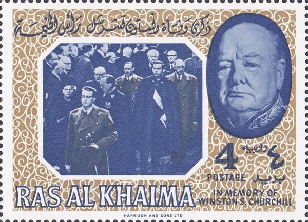 Churchill, and Heads of State at His Funeral