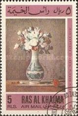 Vase with Flowers, by Jean Baptiste Siméon Chardin