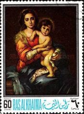 Madonna with Standing Child Jesus, by Bartolomé Murillo
