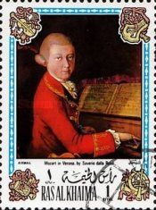 Mozart in Verona, by Saverio della Rosa (1745-1821)