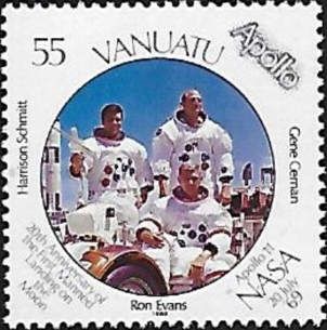 Harrison Schmitt, Ron Evans, Gene Cerman