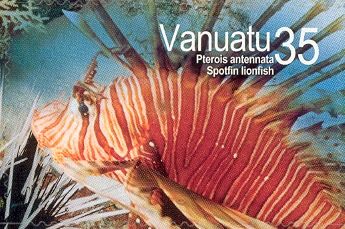 Broadbarred Firefish (Pterois antennata)