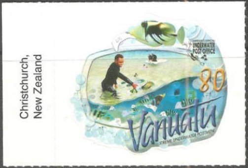 Postman "feeds" Fish with Letters