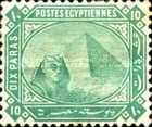 Sphinx in Front of Cheops Pyramid