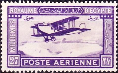 De Haviland Plane in Flight