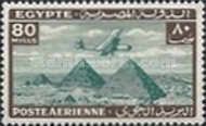 Aircraft flying over the Pyramids of Giza
