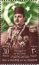 King Farouk and Flag