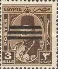 Value of 1944 ovpt with three bars to cover the portrait of