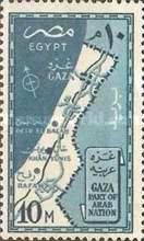 "Gaza Part of Arab Nation" - Map of Gaza Strip