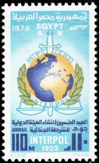 50 Years Interpol - Emblem