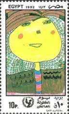 Child's drawing of girl
