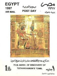 Discovery of Tutankhamen’s tomb, 75th anniv.