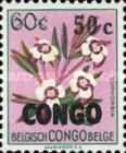 Euphorbia poggei surcharged, overprinted CONGO