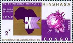Map of Africa and "cotton"