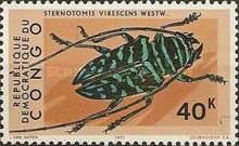 Jewel Longhorn Beetle (Sternotomis virescens)