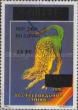 Scutellosaurus (Trias) - Surcharged