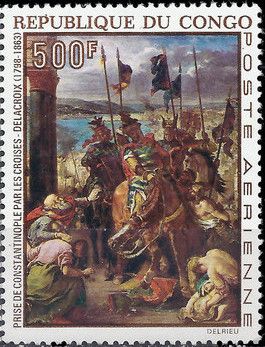 The Capture of Constantinople by the Crusaders, by Delacroix