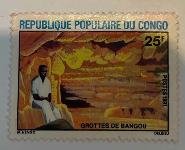 Man in the cave of Bangou