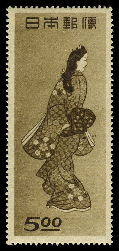 "Beauty Looking Back" by Hishikawa Moronobu (1618–1694)
