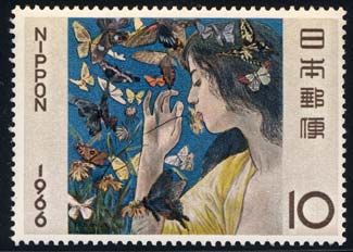 "Butterflies" by Fujishima Takeji, 1904