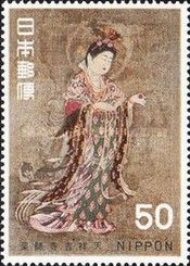 Srimaha Devi (Painting), Yakushi Temple, Nara
