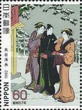 Viewing the Snow on Mount Matchi, Torii Kiyonaga