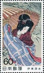 "Snowstorm" by Shinsui Ito