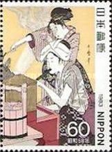 "Women Working in the Kitchen" by Utamaro Kitagawa
