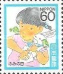 Girl Holding Rabbit and Letter