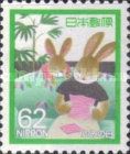 Two Rabbits with Letter