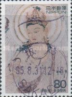 Kannon Bosatsu (Wall Painting) - Kondo Hall, Nara
