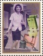 Woman and Modern Appliance