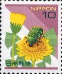 Beetle (oxycetonia jucunda) on Dandelion