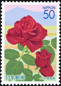 Rose & Mt. Tsukuba - Ibaraki Pref.