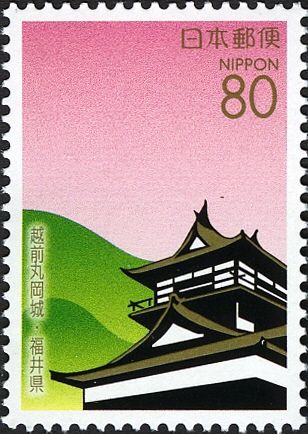 Maruoka Castle in Spring